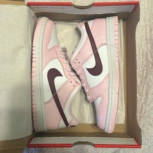 Nike Dunk Low Pink Foam Red White (GS)